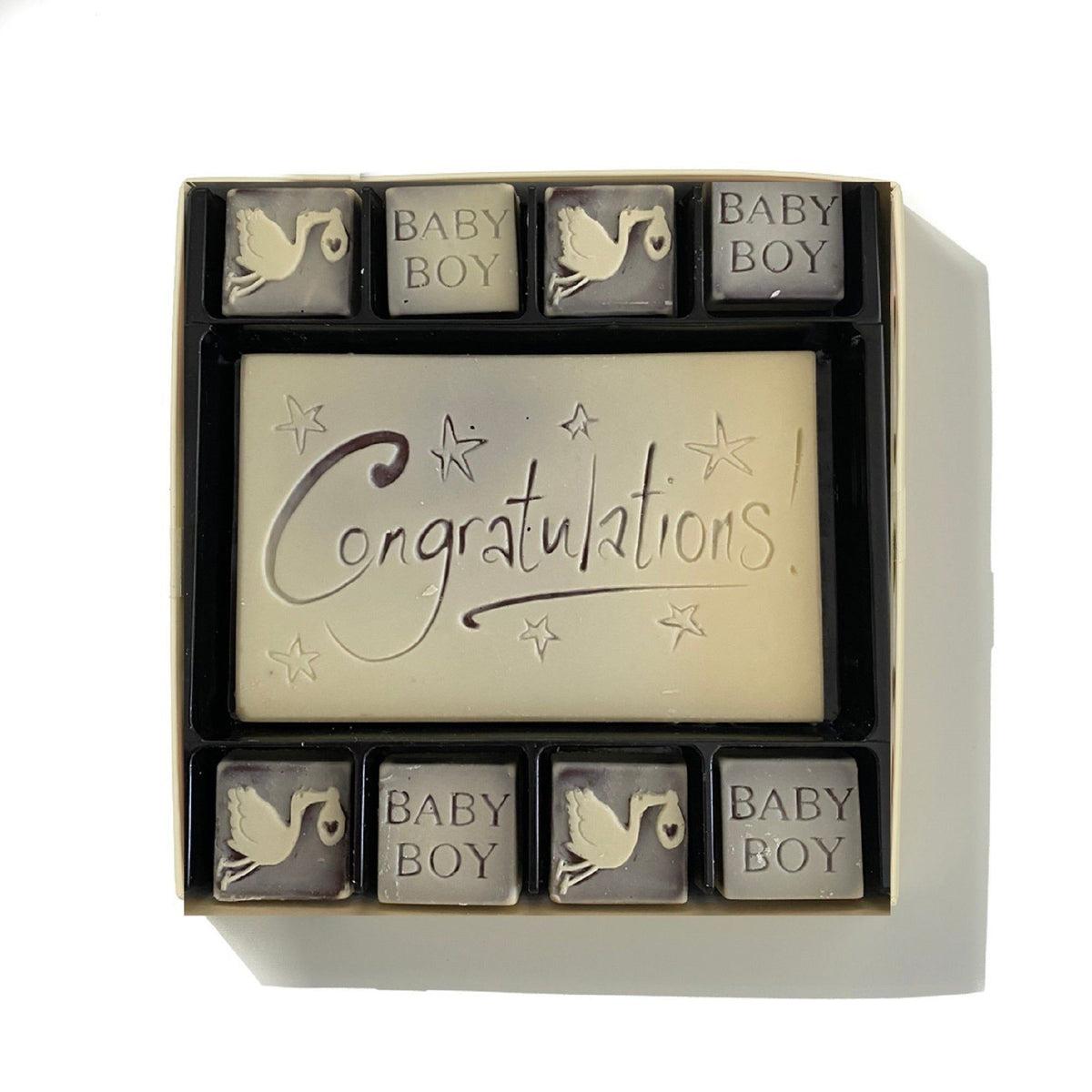 Chocolate Congratulations Baby Boy Gift