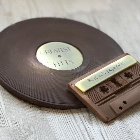 Best Mix Chocolate Vinyl Record And Cassette