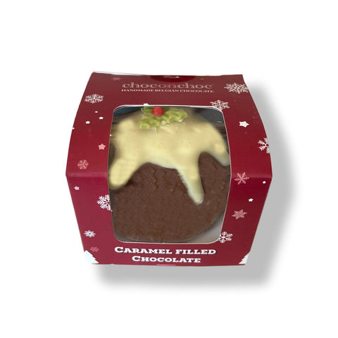 Caramel Filled Chocolate Christmas Pudding Caramel Filled Chocolate Christmas Pudding