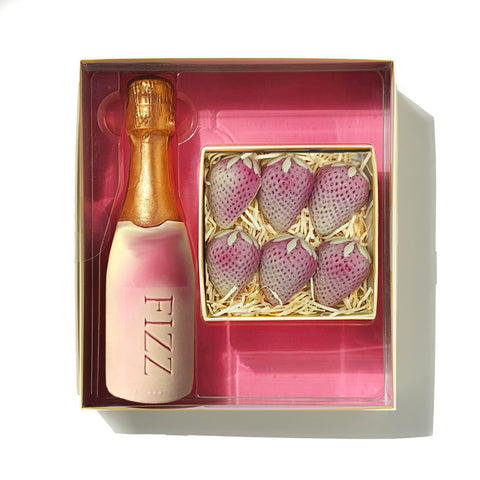 Chocolate Fizz And Strawberries Gift Box Chocolate Fizz And Strawberries Gift Box