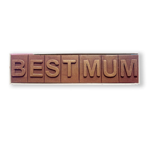 Chocolate Best Mum Message Chocolate Best Mum Message
