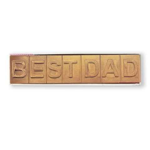 Chocolate Best Dad Message Chocolate Best Dad Message