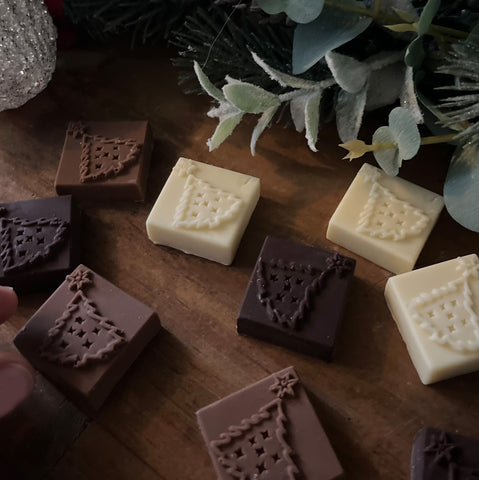 Assorted Chocolate Christmas Trees Assorted Chocolate Christmas Trees