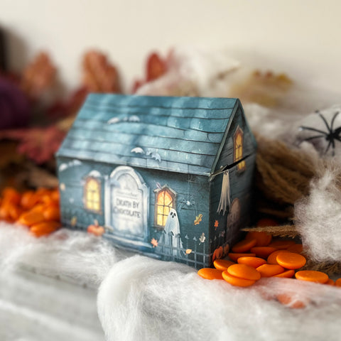 Haunted House - Orange Chocolate Buttons Haunted House - Orange Chocolate Buttons