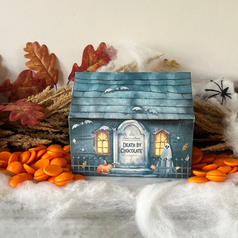 Haunted House - Orange Chocolate Buttons Haunted House - Orange Chocolate Buttons