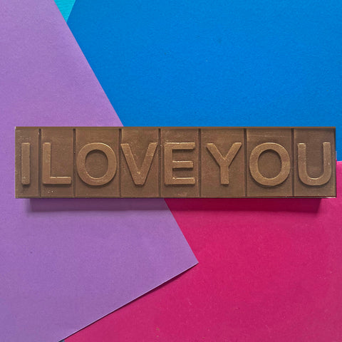 Chocolate I Love You Message