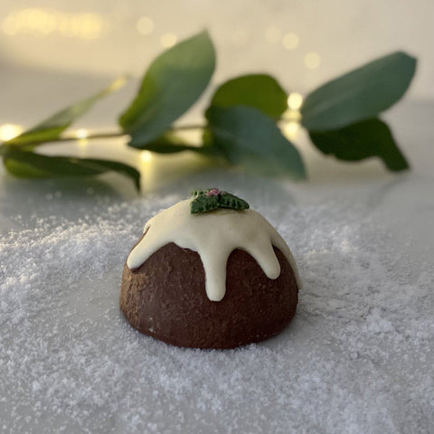 Caramel Filled Chocolate Christmas Pudding Caramel Filled Chocolate Christmas Pudding
