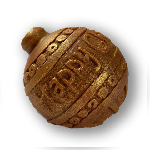 Caramel Filled Chocolate Christmas Bauble Caramel Filled Chocolate Christmas Bauble