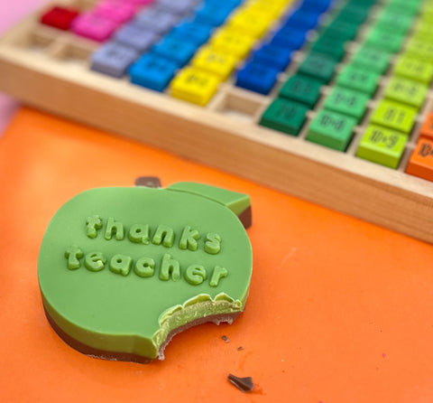 Green Chocolate Teacher's Apple Green Chocolate Teacher's Apple