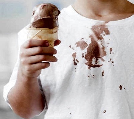 How to get rid of those pesky chocolate stains?