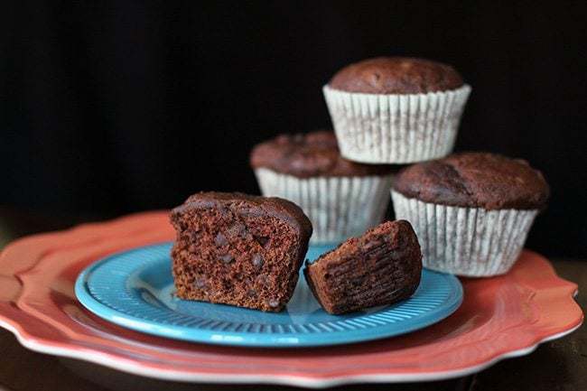 Charming Chocolate Pumpkin Muffins