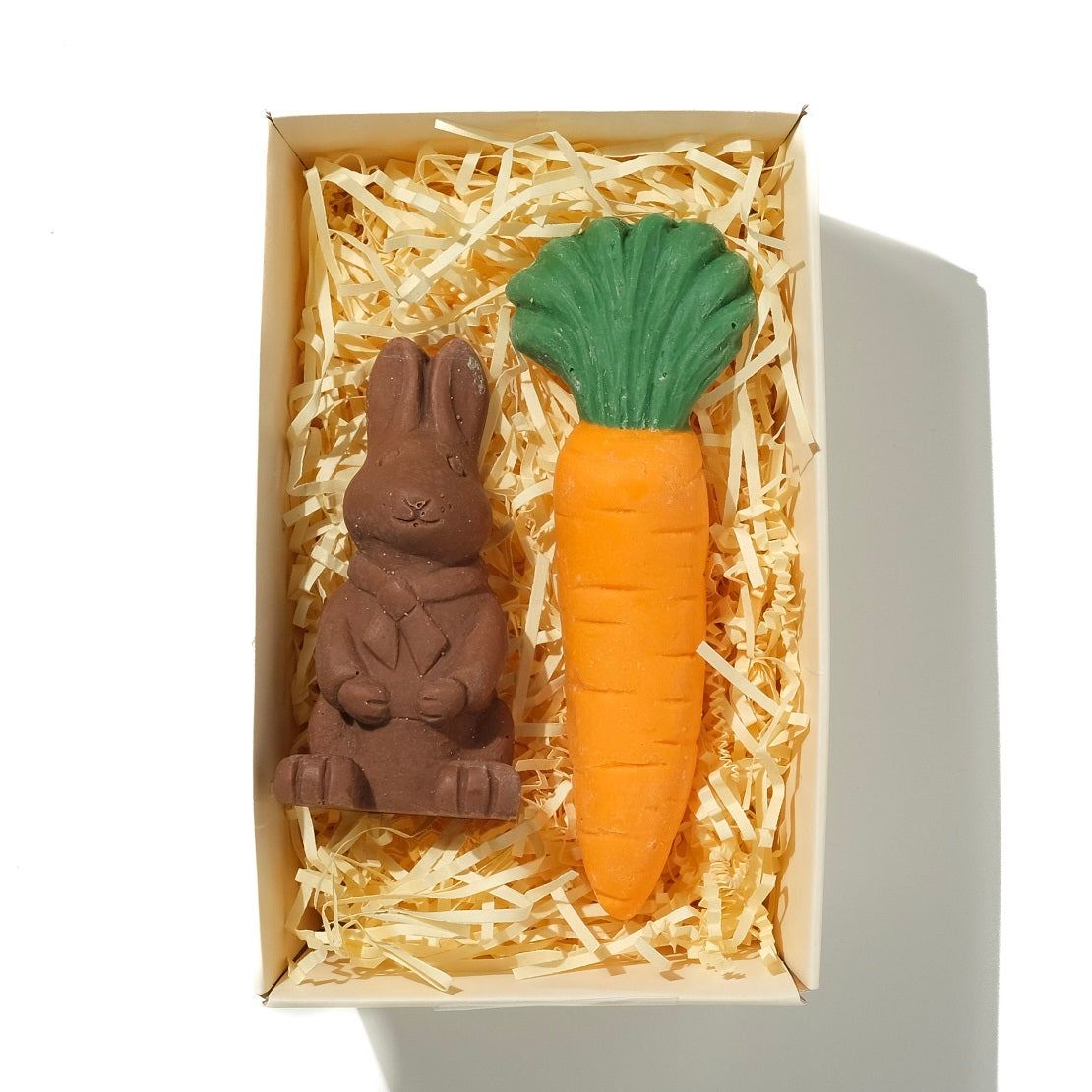 Chocolate Bunny And Large Carrot