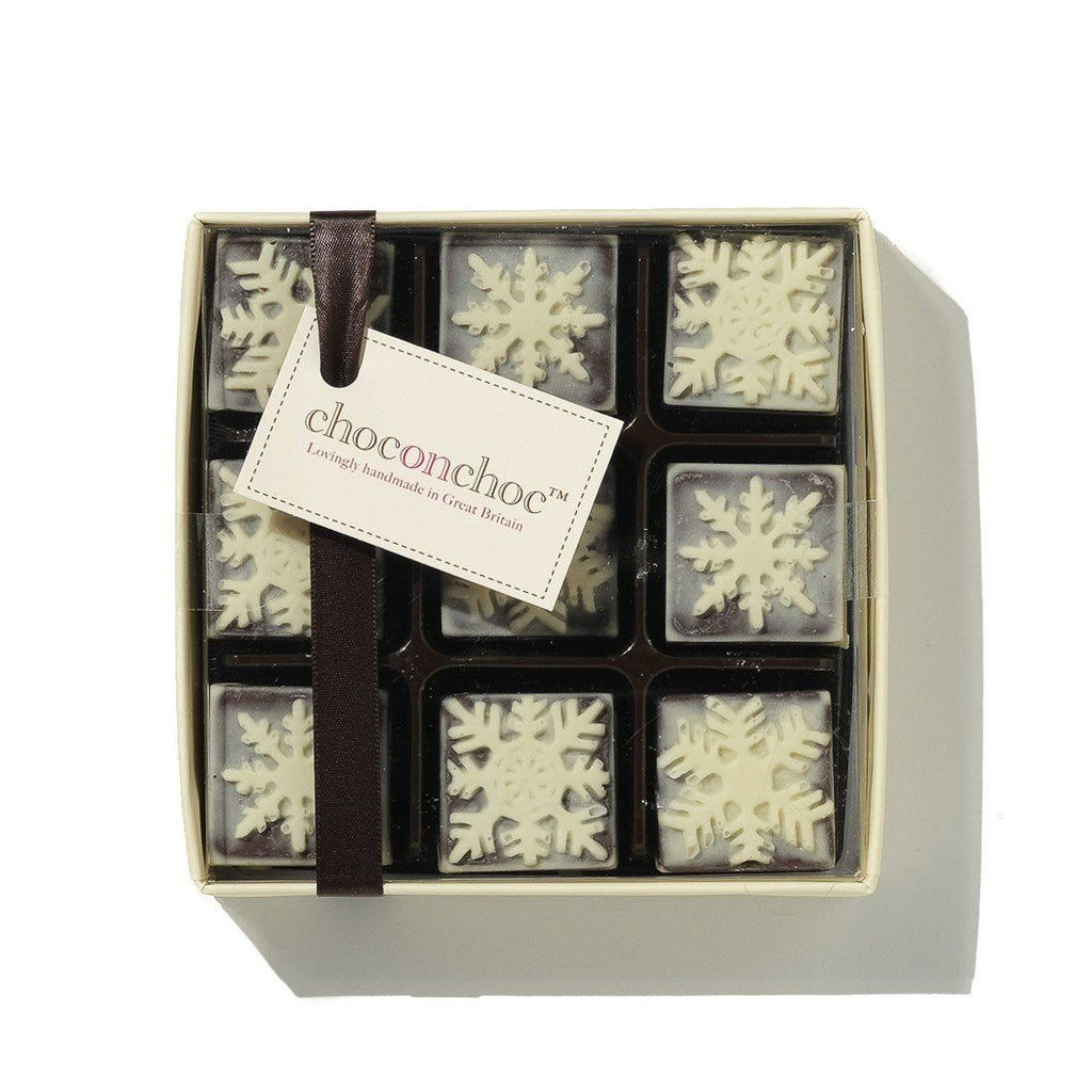 Christmas Chocolate Snowflakes