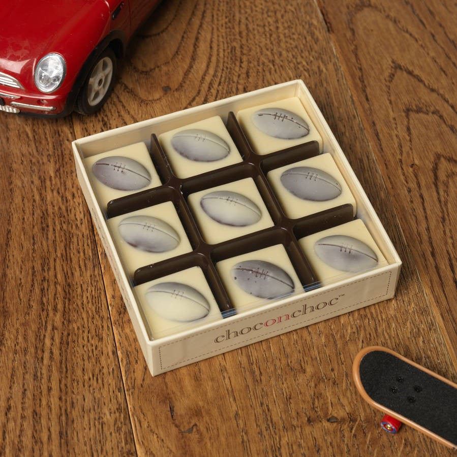 Chocolate Rugby Balls