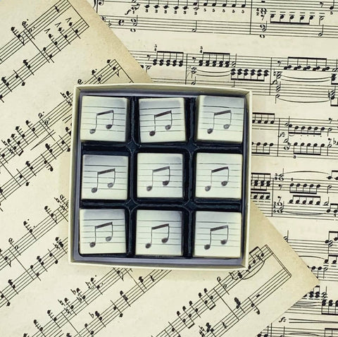 Chocolate Musical Notes