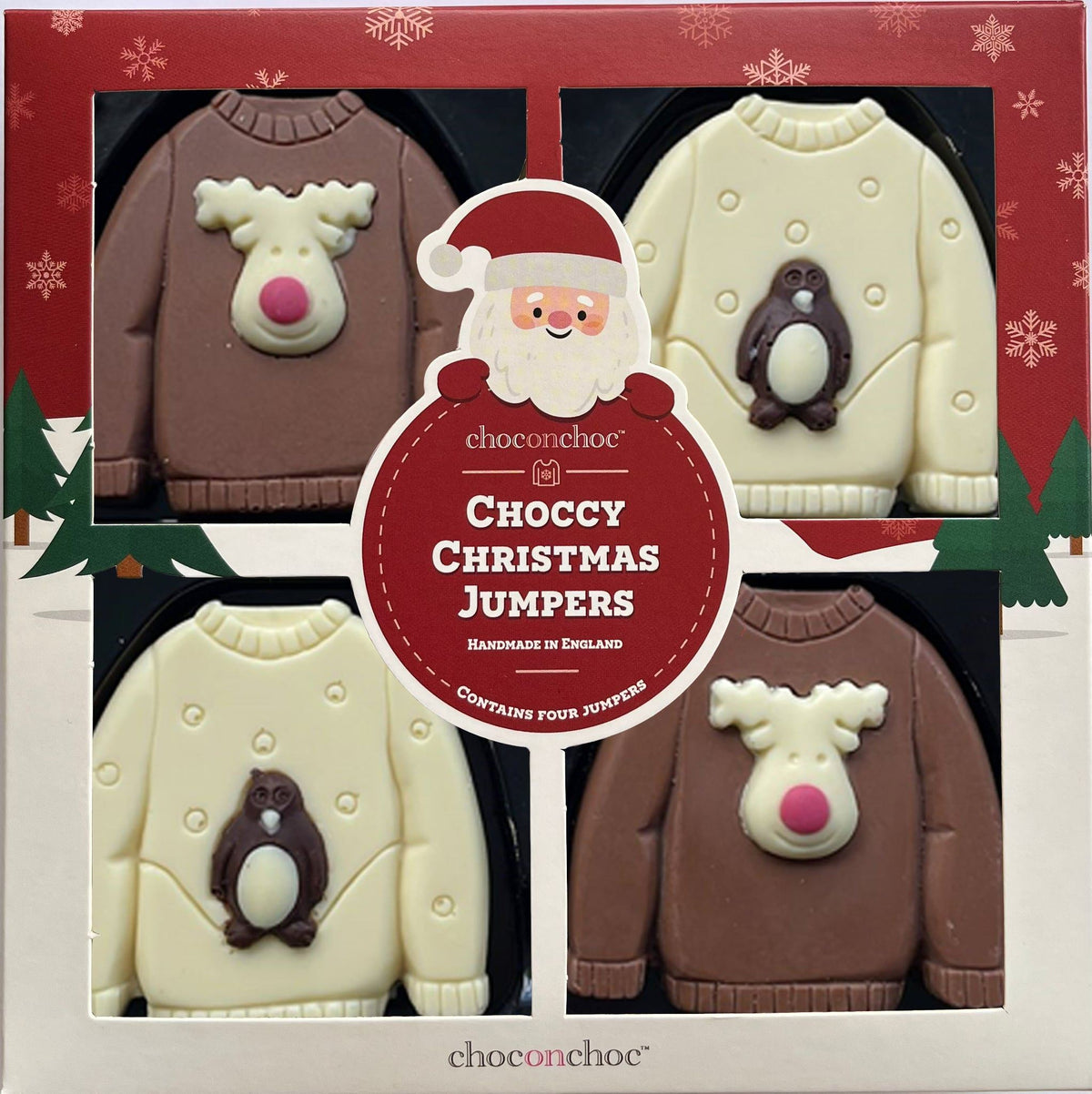 Milk and White Chocolate Christmas Jumpers