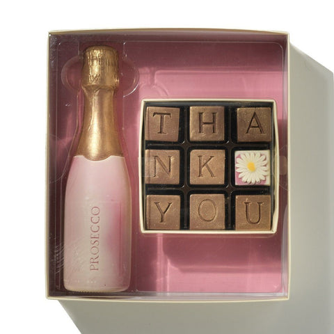 Chocolate Prosecco Thank You Gift Box