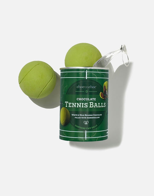 Chocolate Tennis Balls, Bottle And Strawberries Gift Box