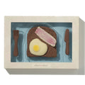 Chocolate Egg And Bacon On Toast