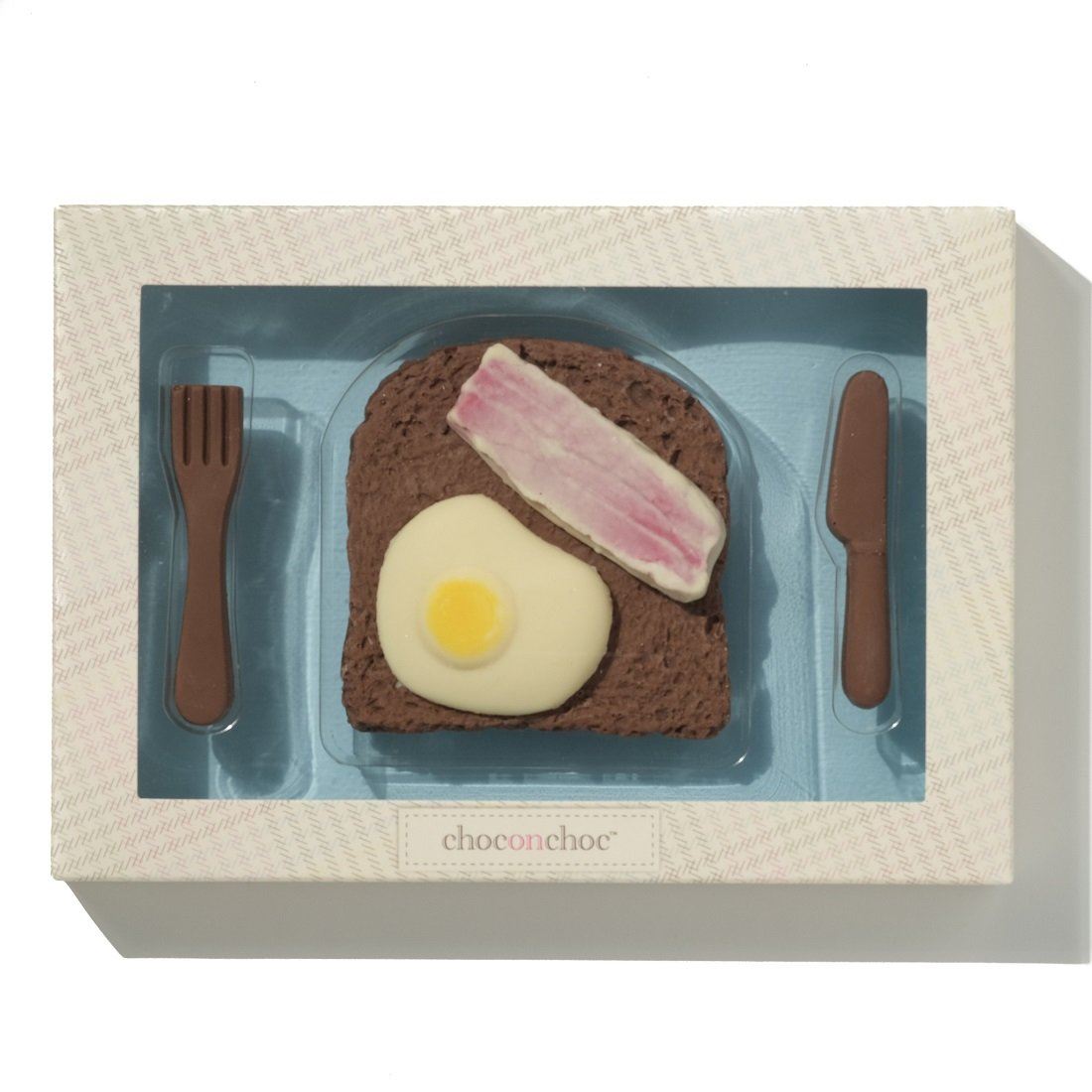 Chocolate Egg Bacon On Toast