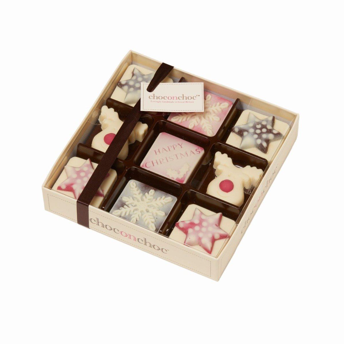 Chocolate Snowflakes And Reindeer Box