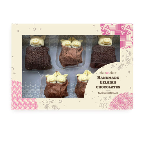 Pigs in Milk  & Dark Chocolate Blankets