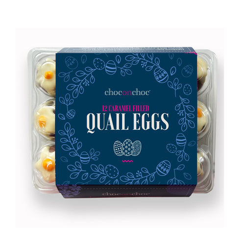 Caramel Filled Drippy Quails Eggs