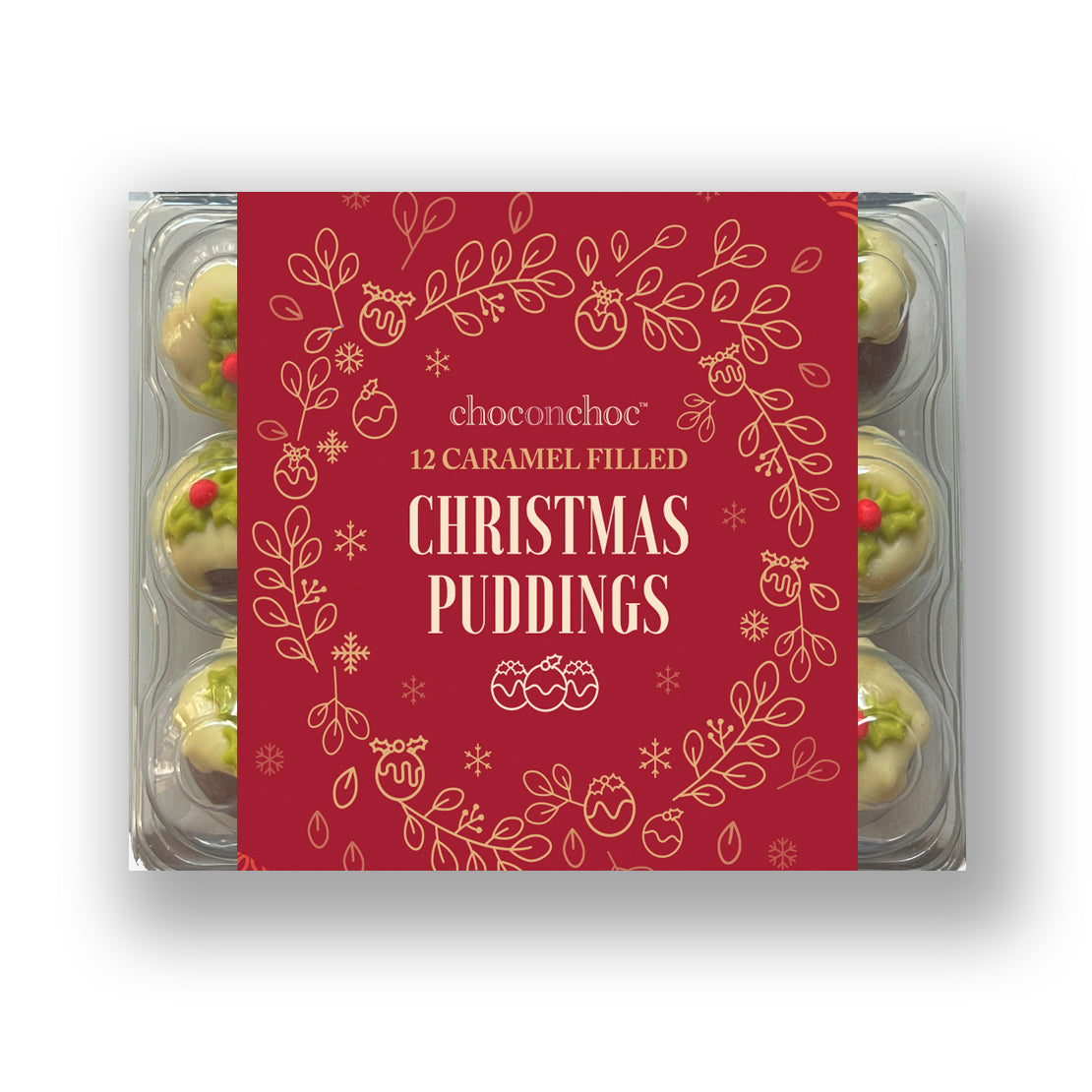 Caramel Filled Christmas Puddings