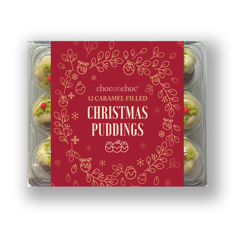 Caramel Filled Christmas Puddings