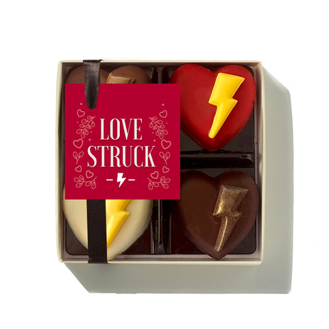 Love Struck Hamper with White Choc Raspberry Brownie