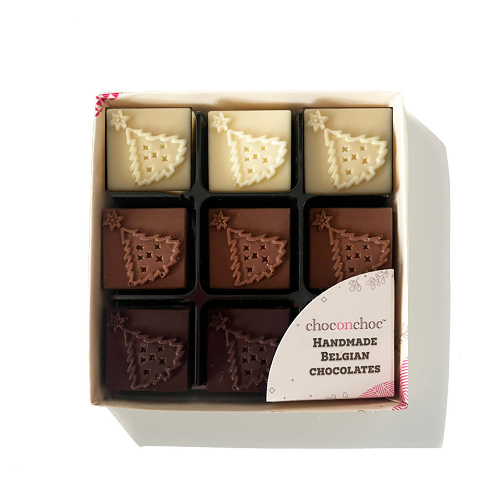 Assorted Chocolate Christmas Trees