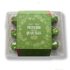 Pistachio Filled Drippy Quails Eggs