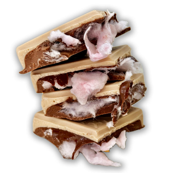 CandyFloss & Nutella Filled Chocolate Bar