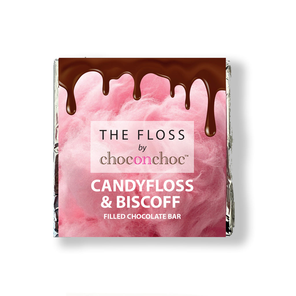 CandyFloss & Biscoff Filled Chocolate Bar