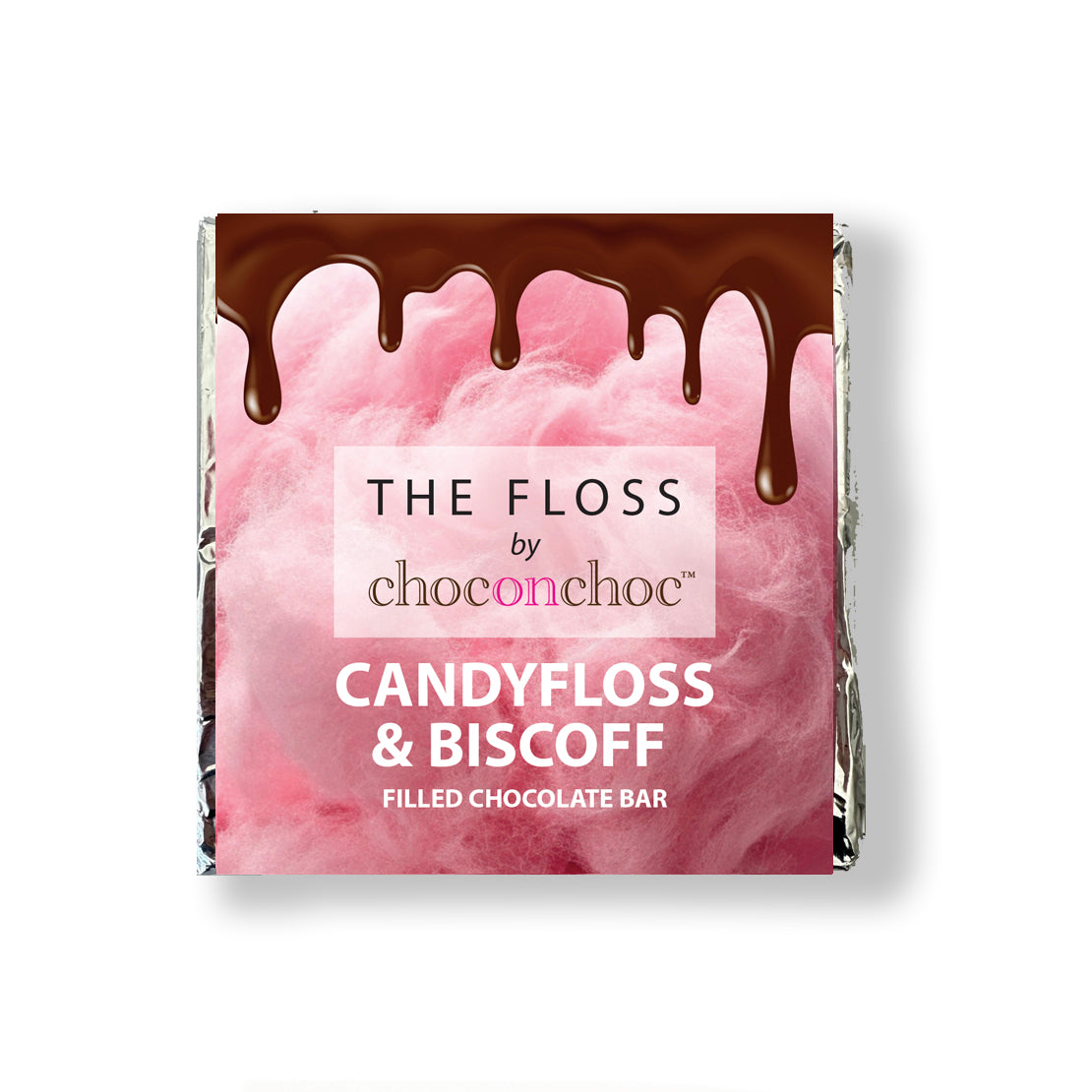 CandyFloss & Biscoff Filled Chocolate Bar
