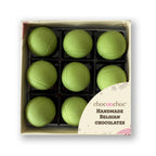 Nine Caramel Filled Chocolate Tennis Balls