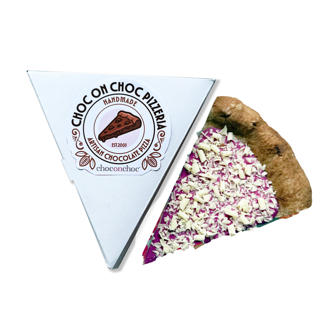 Chocolate Margherita Pizza Slice