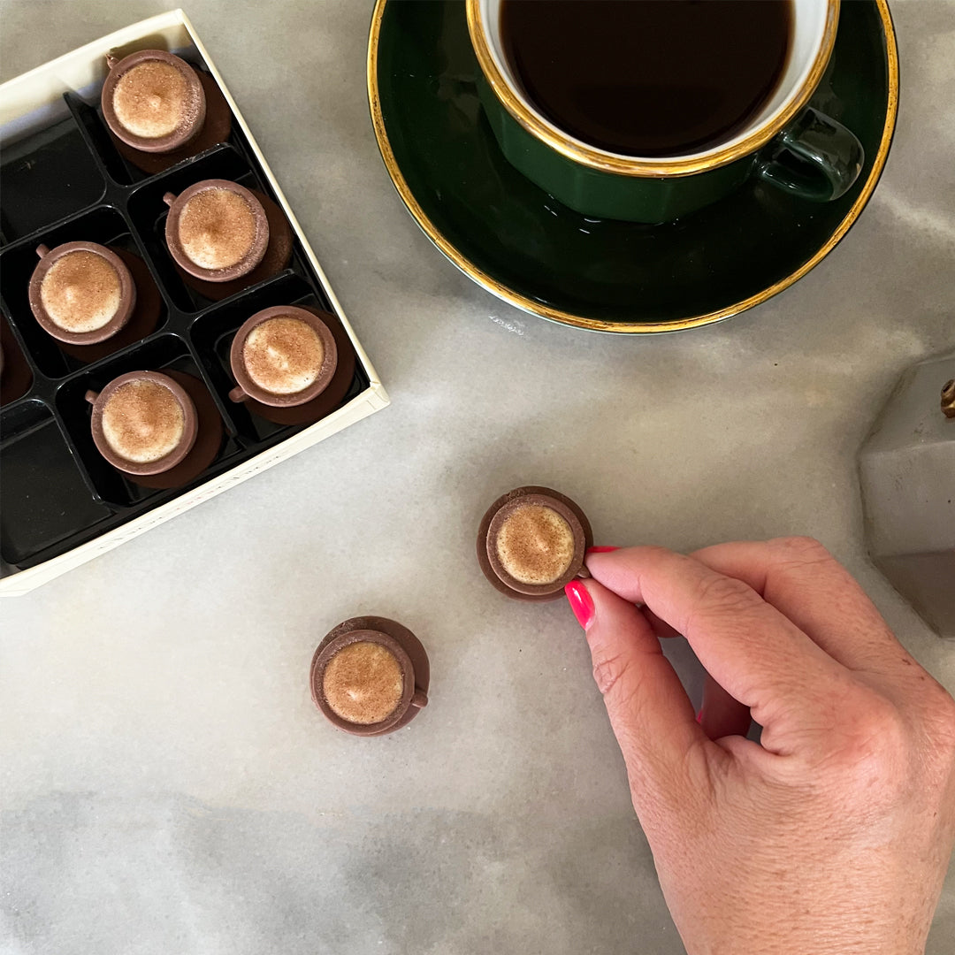 Cappuccino Flavoured Chocolate Cups