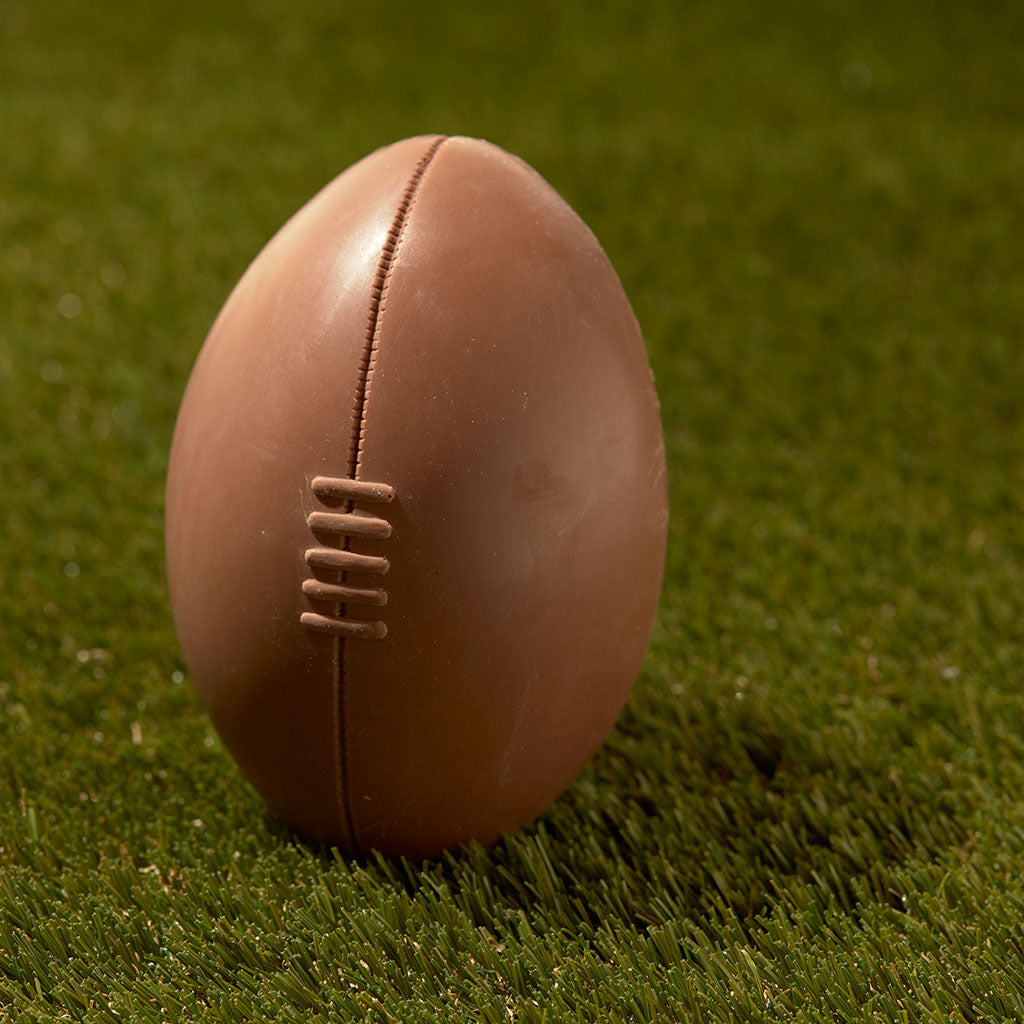 Giant Chocolate Rugby Ball Half
