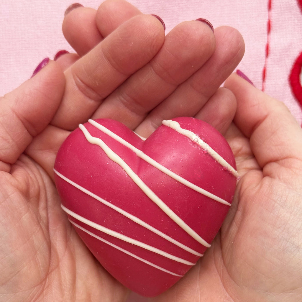 CandyFloss filled Chocolate Heart