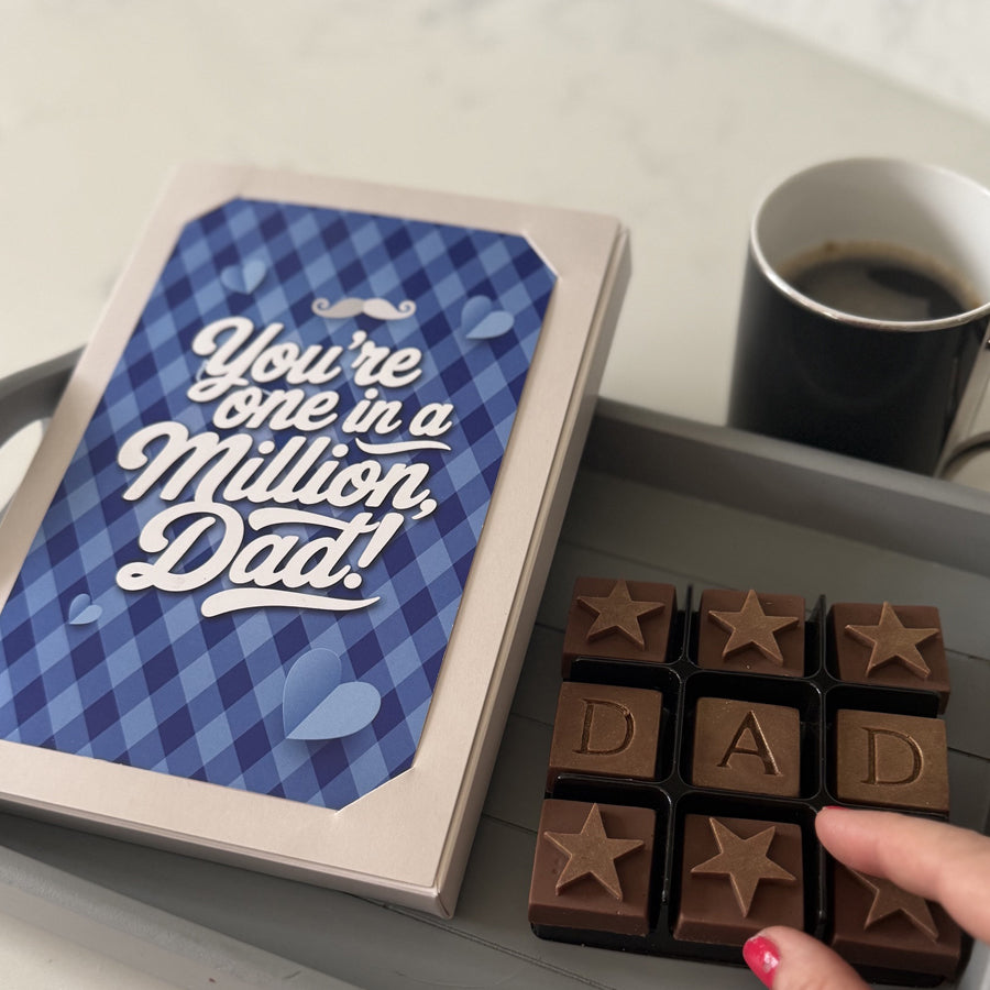 One in a Million Dad Chocolate Card