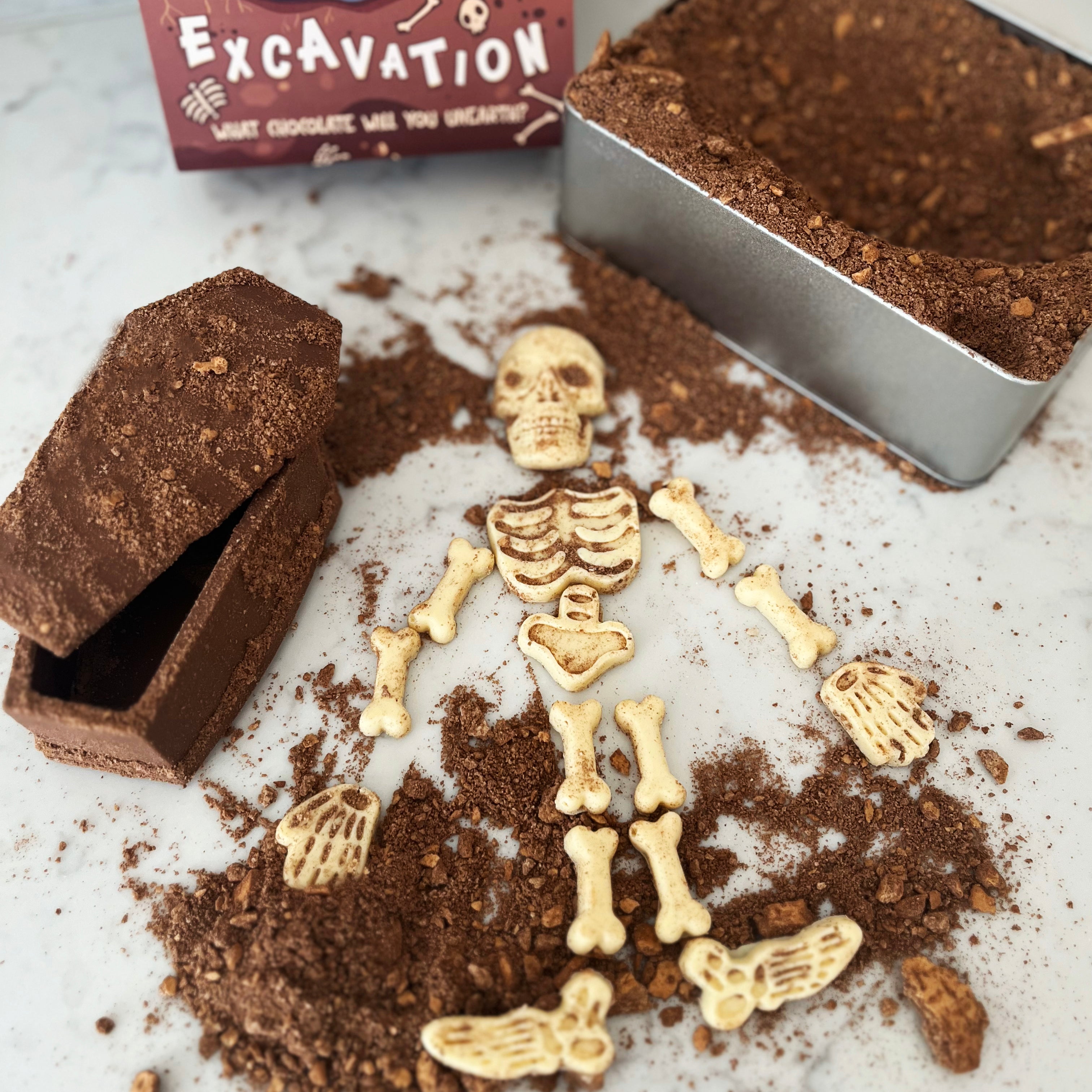 Chocolate Coffin Excavation Kit
