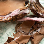 Giant Nutella and Candyfloss Easter Egg Half