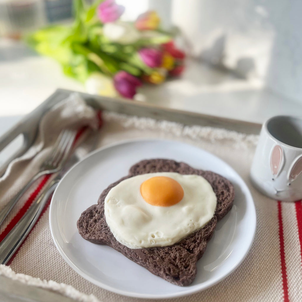 Giant Chocolate Fried Egg On Toast