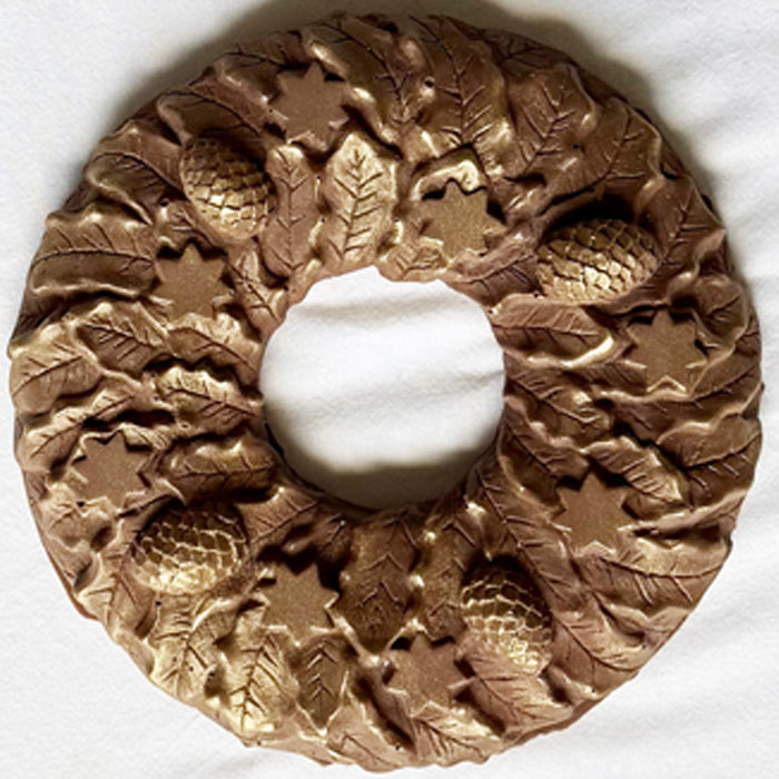 Giant Chocolate Christmas Wreath