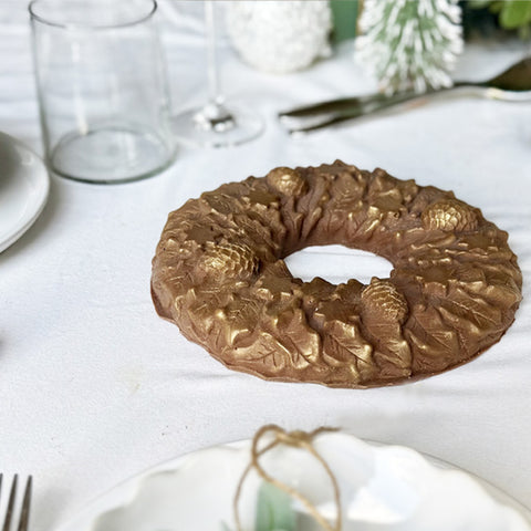 Giant Chocolate Christmas Wreath