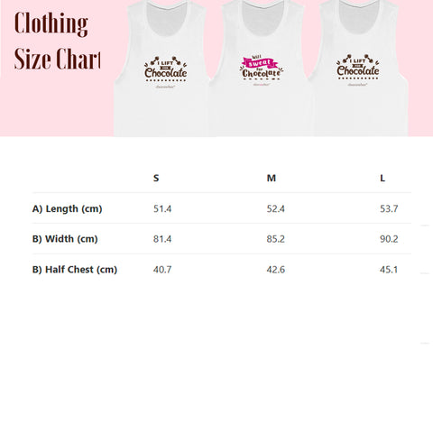 I lift for chocolate Women's gym Tank Top