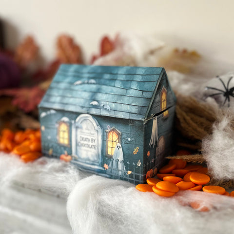 Haunted House - Orange Chocolate Buttons