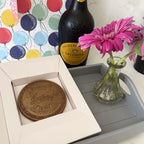 Chocolate Birthday Coin Card - Pink