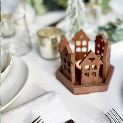Chocolate House Table Decoration